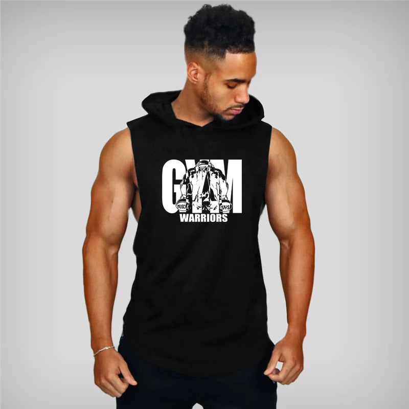 MuscleGuys Gym Hooded Tank Top