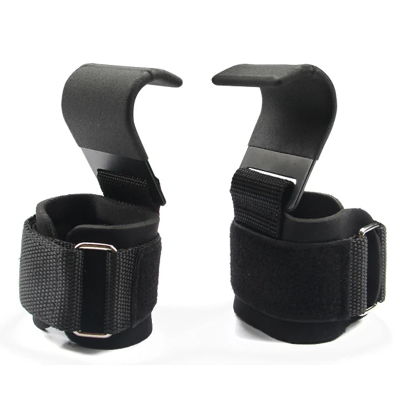 Weight Lifting Hook Grips with Wrist Wraps