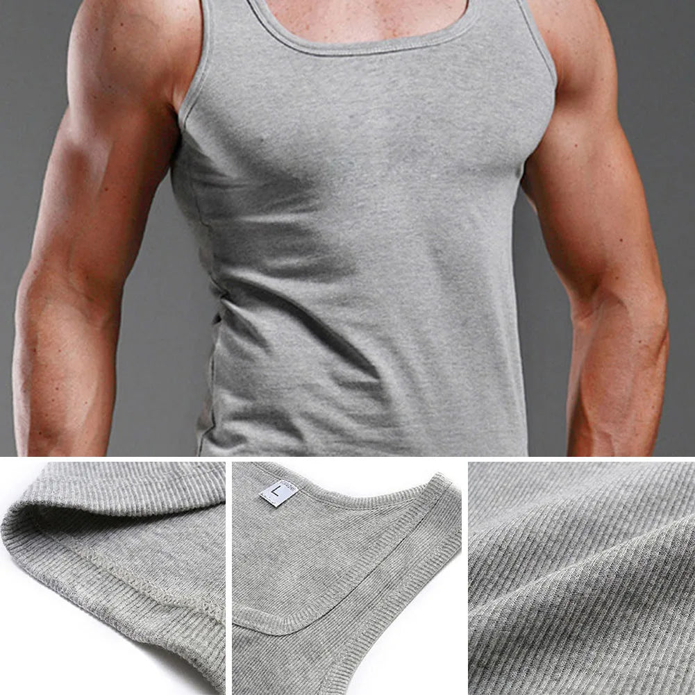 100% Cotton Men’s Oversized Sleeveless Tank Top