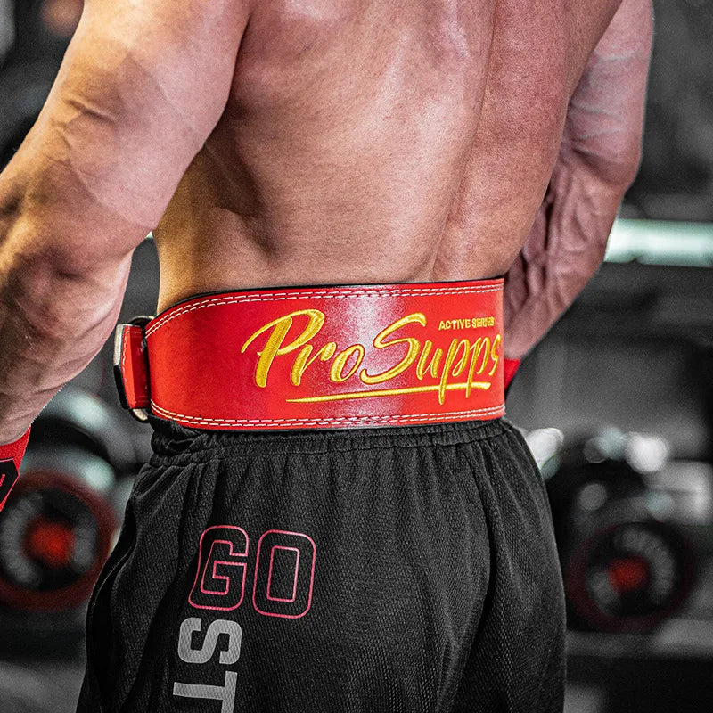 Weight Lifting Leather Belt