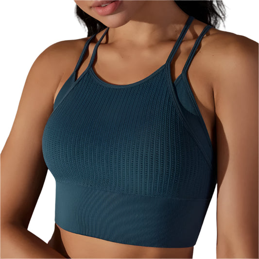 Seamless Sport Cropped Bra Top