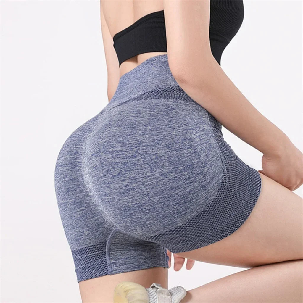 High-Waist Butt-Lifting Yoga Shorts