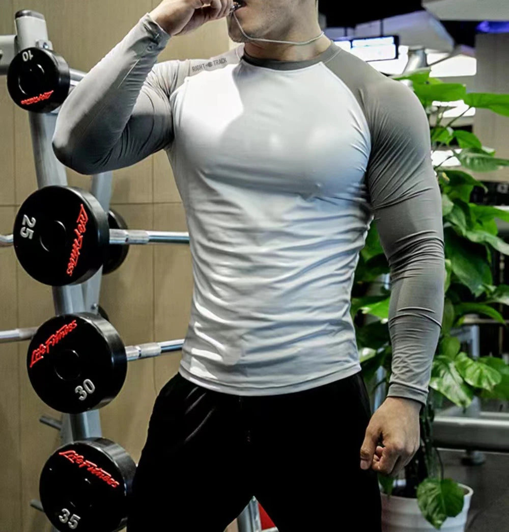 Men’s Long Sleeve Gym Shirt