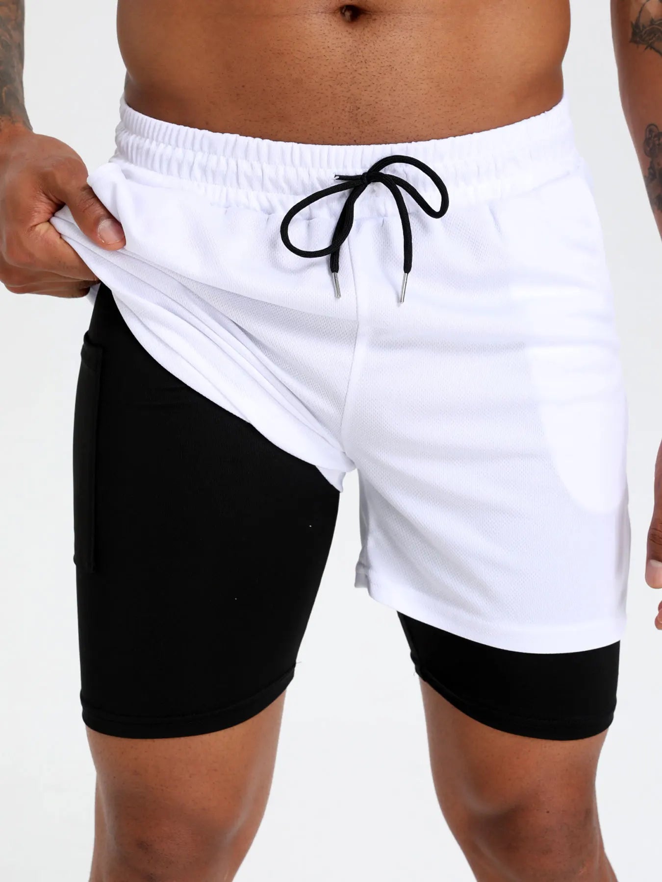 2-in-1 Men's Performance Running Shorts