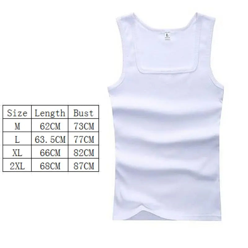 100% Cotton Men’s Oversized Sleeveless Tank Top