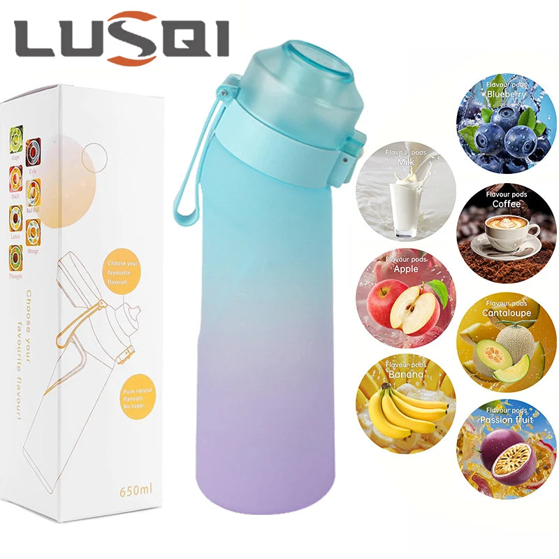 Air Flavored Water Bottle with 7 Flavor Pods