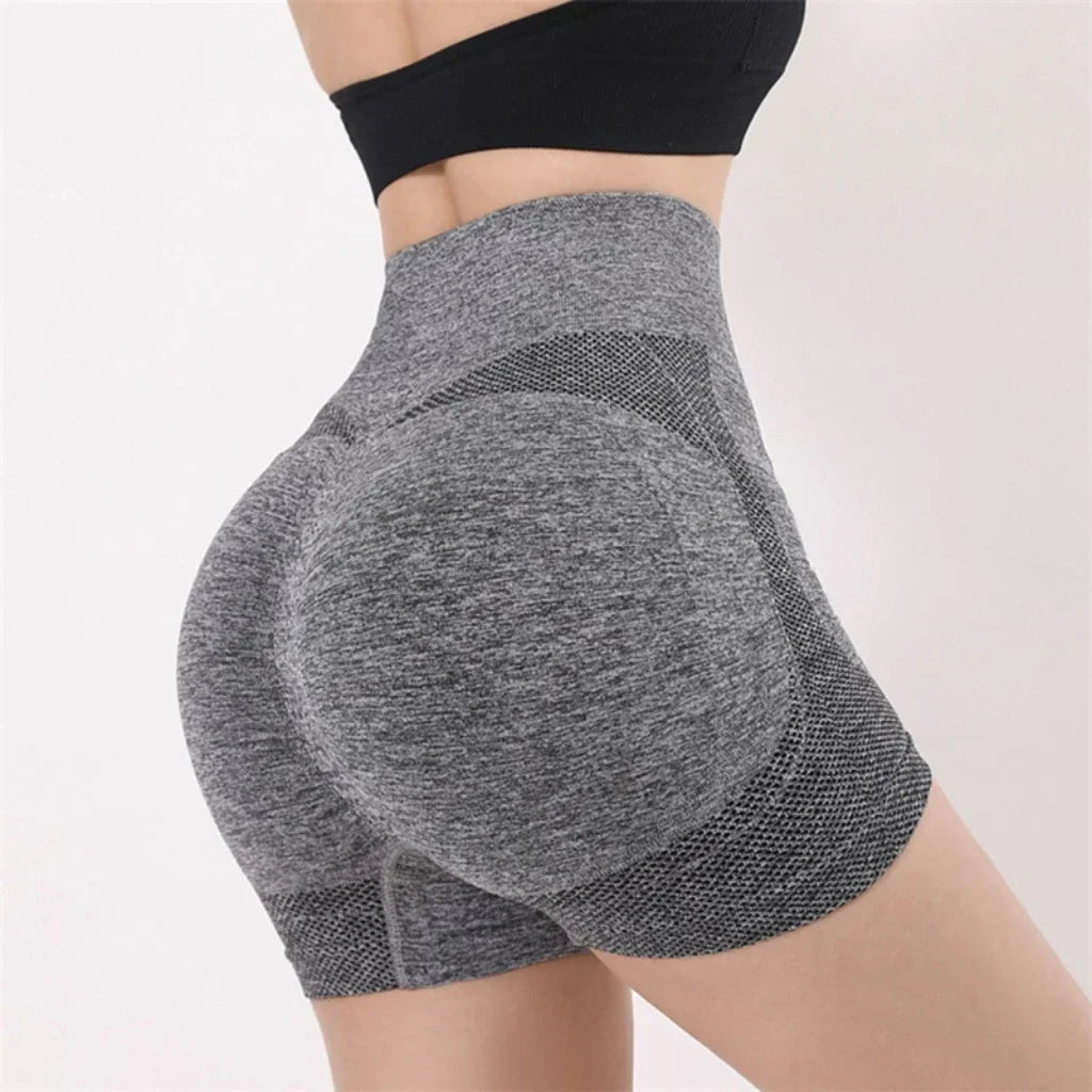 High-Waist Butt-Lifting Yoga Shorts