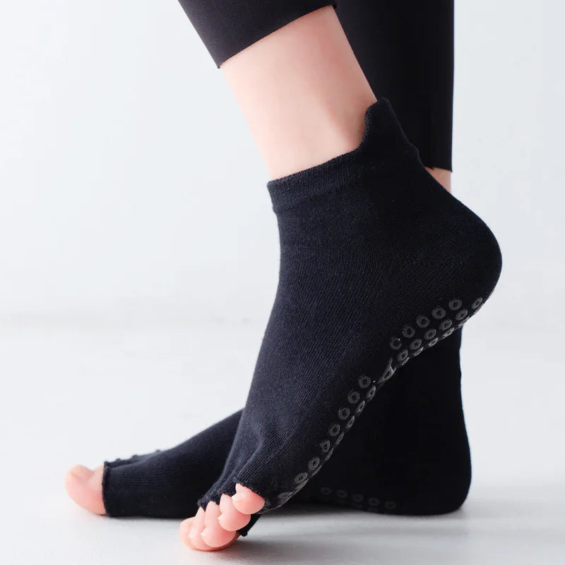 Half Toe Anti-Slip Socks