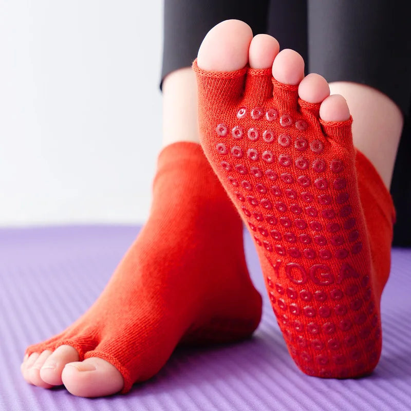 Half Toe Anti-Slip Socks