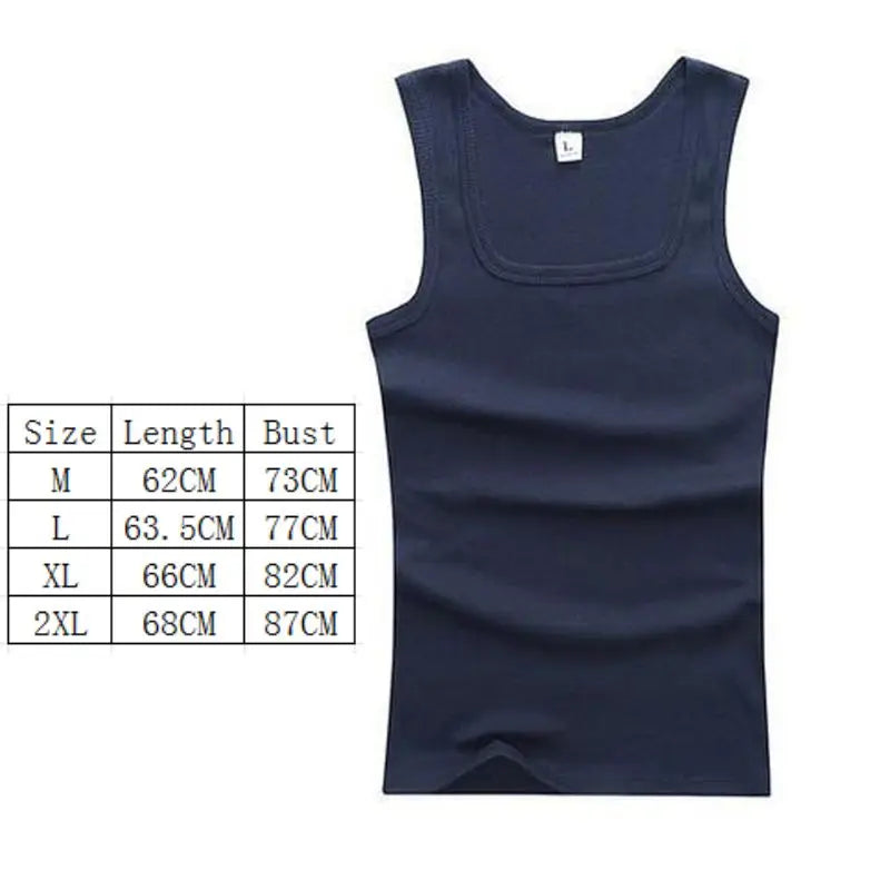 100% Cotton Men’s Oversized Sleeveless Tank Top