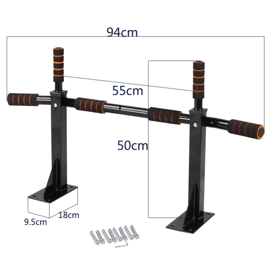 Wall-Mounted Pull-Up Bar