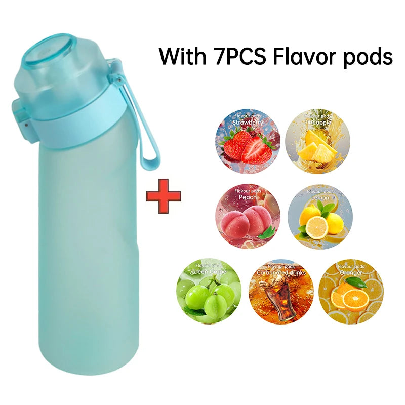 Air Flavored Water Bottle with 7 Flavor Pods