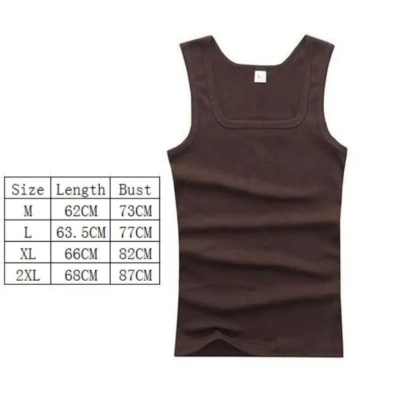 100% Cotton Men’s Oversized Sleeveless Tank Top