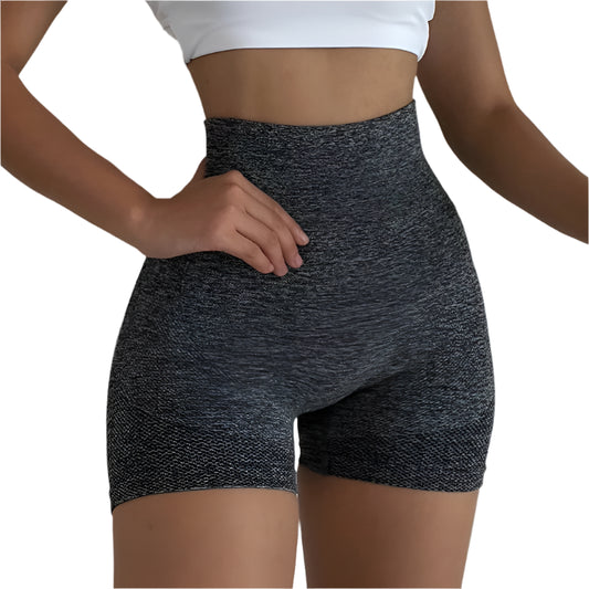 High-Waist Butt-Lifting Yoga Shorts