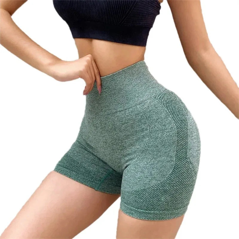 High-Waist Butt-Lifting Yoga Shorts