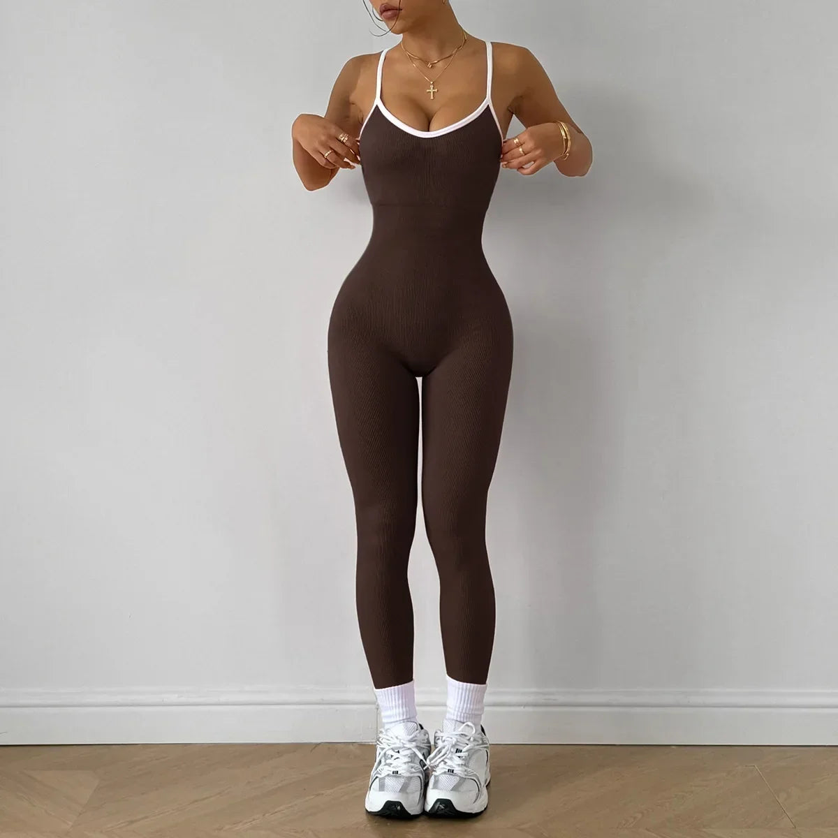 Cloud Hide Sexy Pink Sports Jumpsuit