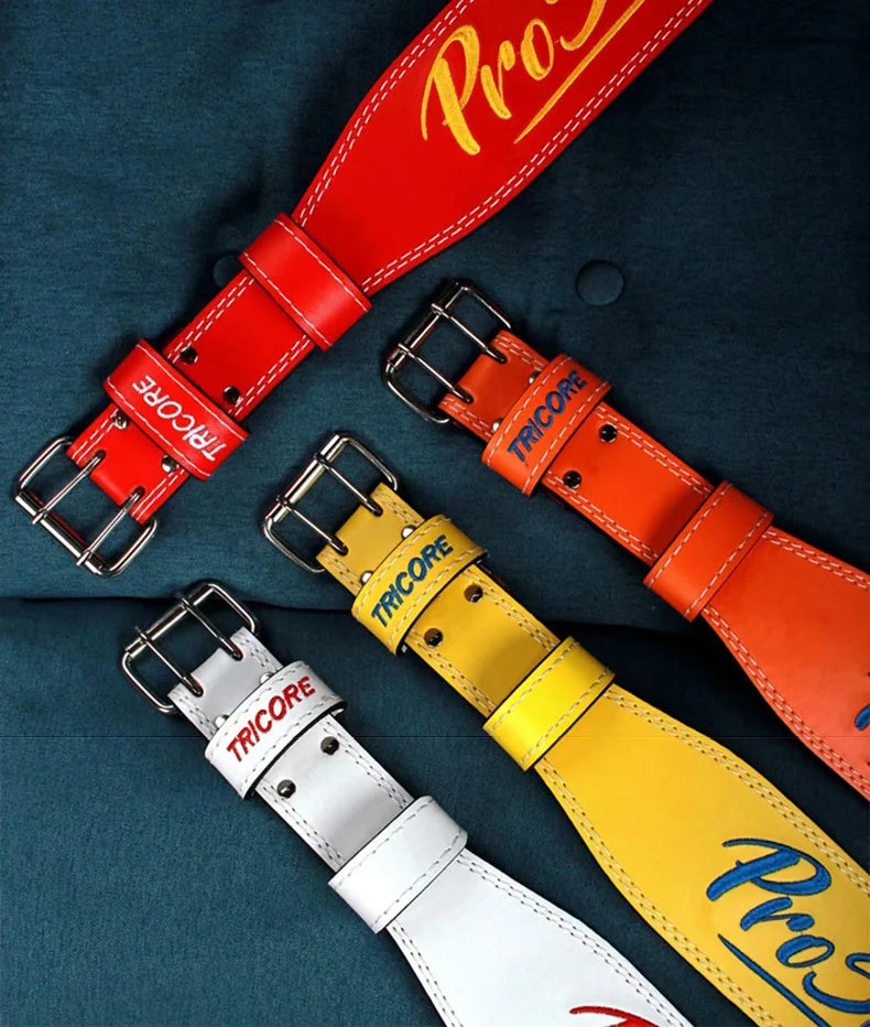 Weight Lifting Leather Belt