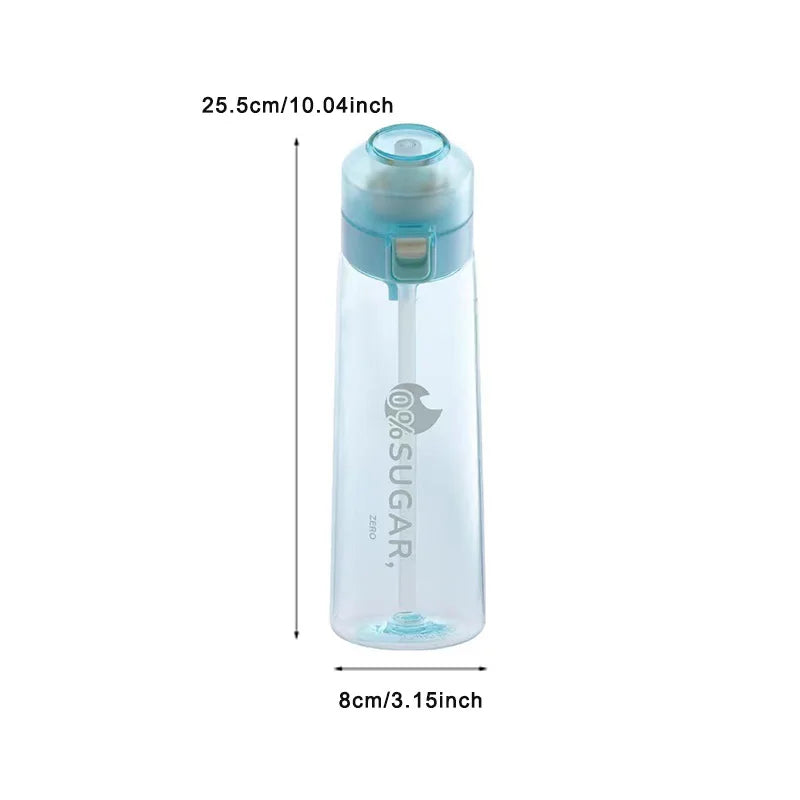 Air Flavored Water Bottle with 7 Flavor Pods