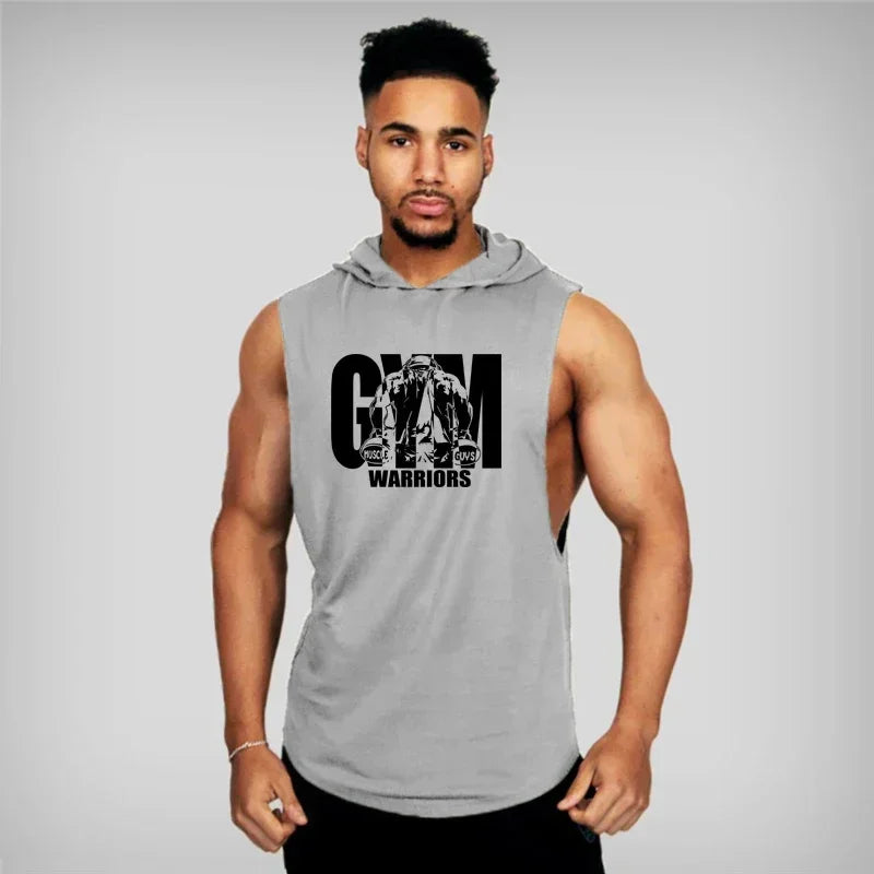 MuscleGuys Gym Hooded Tank Top