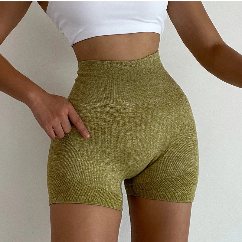 High-Waist Butt-Lifting Yoga Shorts