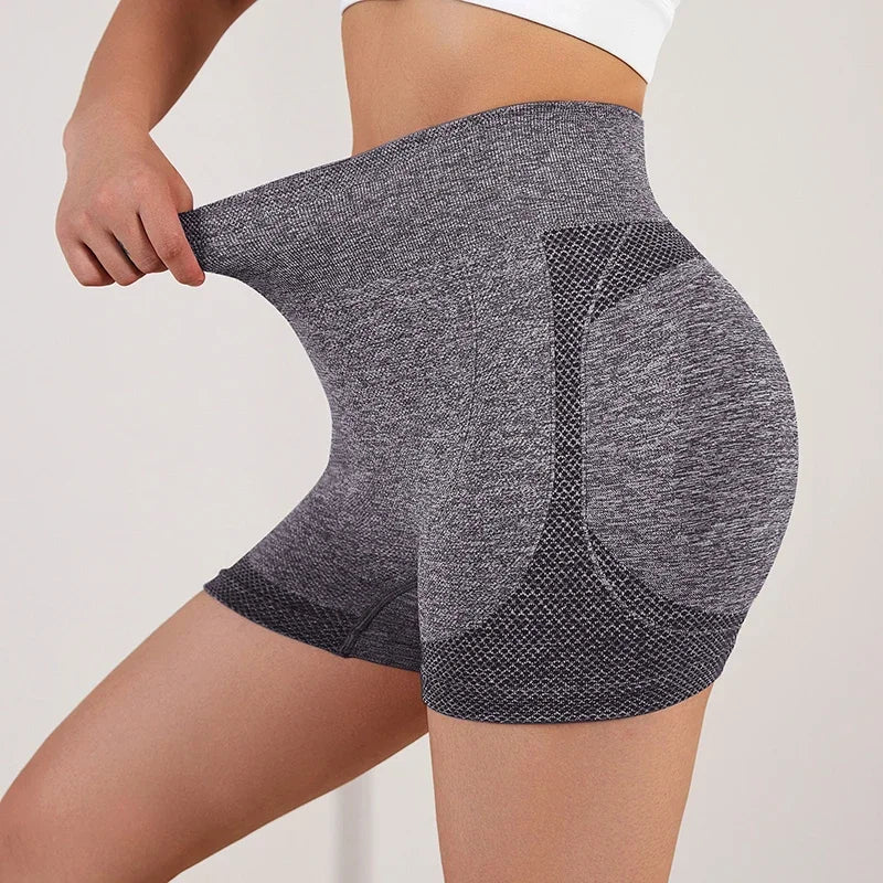 High-Waist Butt-Lifting Yoga Shorts