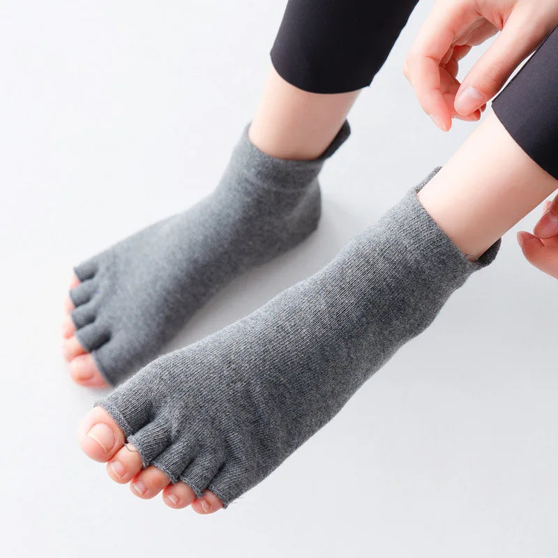 Half Toe Anti-Slip Socks