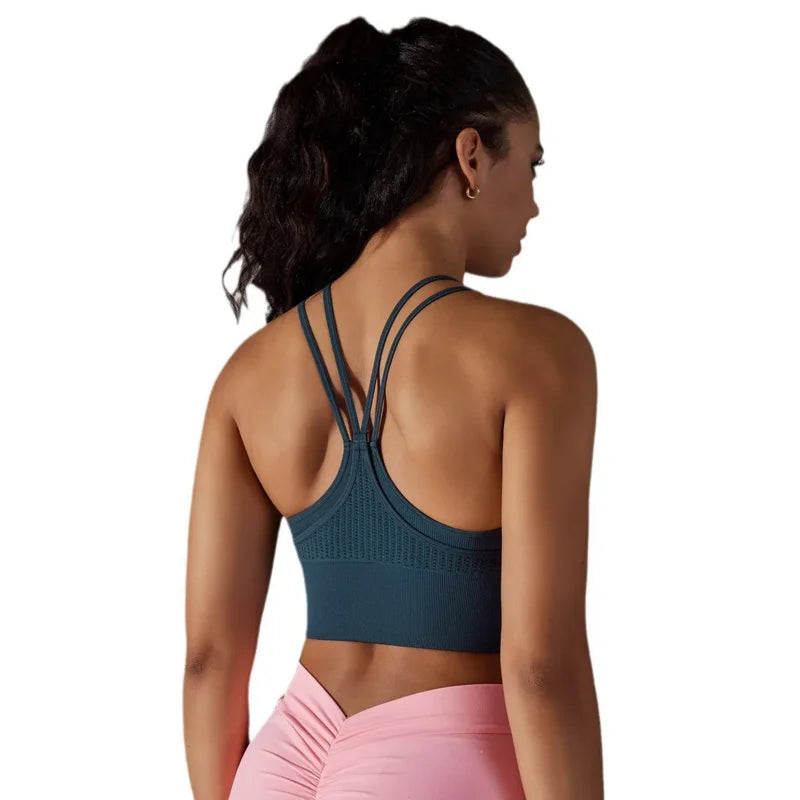 Seamless Sport Cropped Bra Top