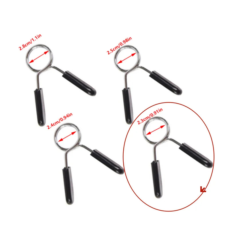 Barbell Clamp Spring Collar Clips