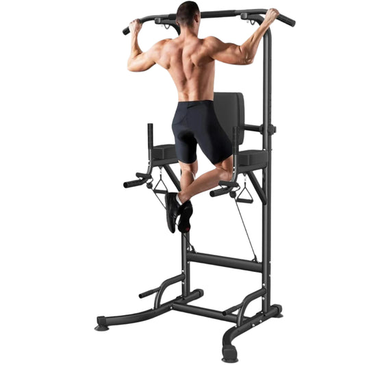 Power Tower Dip Station & Pull-Up Bar